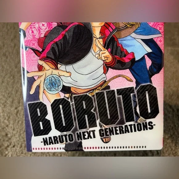 Boruto Naruto Next Generations Clear File Photo Case & Postcard Japan Anime - Picture 6 of 14